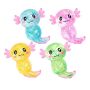 4 Pack Glitter Stress Relief Axolotl Toy Cute Malt Sugar Filled Fidget Toy