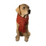 Labrador W Orange Scarf Le TM4005