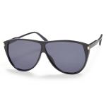 Black Angular Aviator Sunglasses