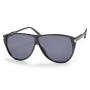 Black Angular Aviator Sunglasses
