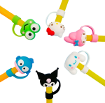 6PCS Sanrio Hello Kitty Stanley Straw Toppers