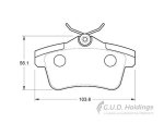 Kbc Brake Pads Rear For Citroen Peugeot