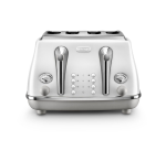 Delonghi – Icona Capitals 4 Slice Toaster – Sydney White