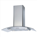 Defy 90CM Curved Glass Island Cooker Hood