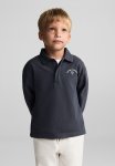 Polo Shirt Bones - Dark Grey