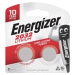 Energizer 2032 3-VOLT Lithium Coin Battery 2-PACK