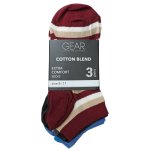Socks 3PK Trainer Mens Low Cut - Multi Colour Lowmulti Col