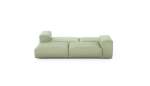 Double Lounger - Linen - Olive - 241CM X 168CM