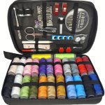 Ultimate Compact Sewing Kit - 67 128PCS Set With 24 Assorted Colors Thread Needles Scissors & More - Perfect For On-the-go Repai