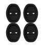 4PCS Silicone Car Door Lock Protectors - Thickened Shock Absorbing Anti-collision Pads