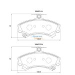 Stone Brake Pad Set Front SP34760