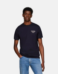 Tommy Hilfiger Global Stripe Navy T-Shirt - XL Blue