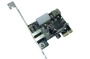 MicroWorld Pci-e Firewire & USB 3.0 Expansion Card 1 4-PIN 3 6-PIN E0002