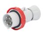 32A 3P+N+E 400V Plug IP67 6H Screwless