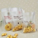 100PCS Smiling Face Design Reclosable Plastic Poly Clear Bags Food Candy Cookie Zipper Storage Bags Durable And Resealable Jewel