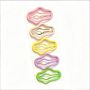 5 - Pack Cloud - Shaped Hair Clips For Girls Kids Barrettes