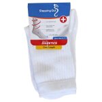 Diabetic Socks Quarter Length - White - Quarter Length