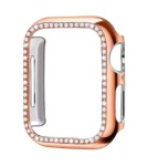 Kd Cover With Bling Crystal Diamonds PC Protective Frame 40MM Apple Watch Rose Gold