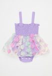 PoP Candy Embellished Floral Dress - Purple