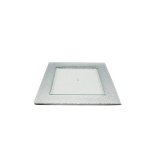 Silver Glass Underplate SGN384