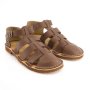 Bata Safari Mens Sandal Open Toe Cognac Size 8