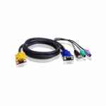 Aten USB PS 2 Hybrid Cable 3 M 2 L 5303 Up
