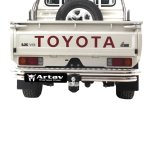 Toyota Land Cruiser Rear Step Stainless With Towbar For