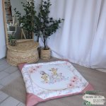 Playmat Safari Girl Circle Garden Of Flowers Pink