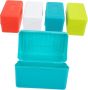 4PCS Plastic Index Card Holder Box Notecard Organizer With Snap Closure
