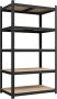 5-TIER Storage Shelves Metal Adjustable Garage Shelving Unit 180X90X40CM