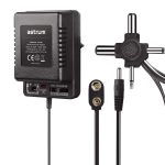 Astrum AD100 Universal Multi Voltage Ac/dc Adapter With 0.5A Output 1.5V-12V 6W Capacity 6 Adapter Plugs Compatible With Cctv Routers Smartphones LED Lights Household