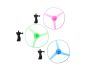 Boss 3 Piece Luminous Glow In The Dark Propellant Flying Saucer With Launcher
