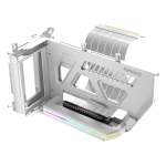 Antec Shift Argb Vertical Gpu Bracket With PC Ie 4.0 Riser Cable White