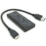 MicroWorld USB3 To M.2 Sata SSD Chassis