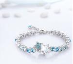 Stunning Stars Swarovski Bracelet With Rhodium Plating - Default