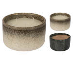 Scented Candle In Ceramic Pot