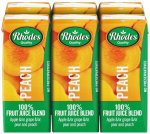 Rhodes Peach 100% Fruit Juice Blend