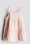 Cotton Jersey Strappy Dress - Light Pink