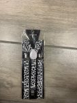 Leopard Print Suspenders