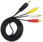 MicroWorld Male Stereo To Male 3 X Rca 1.5M