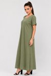 Ladies Short Loose Fit Sleeve Maxi Dress