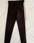H&m Charcoal Pink And Silver Pants 8 9Y