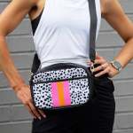 Neoprene Messenger Bag - Pink Dragonfruit