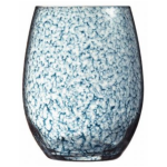 Hiball Glass C&s Primary Handcraft Blue Hiball 360ML Set Of 6