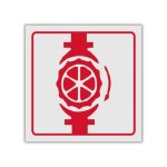 Sprinkler Valve Reflective Safety Sign FB06REF