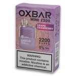 Vape Bar 2200 Puff Disposable - Grape Cranberry
