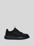 Mens Glax Clear Sneakers In Black - Black 10