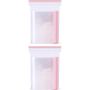 2PCS Self-sealing Plastic Bags 5 X 7CM 5 Mil Thick Resealable Zip Pouch