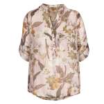 Floral Print Shirt - Lilac L