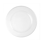 Churchill - Profile Plate White - 25CM Set Of 12